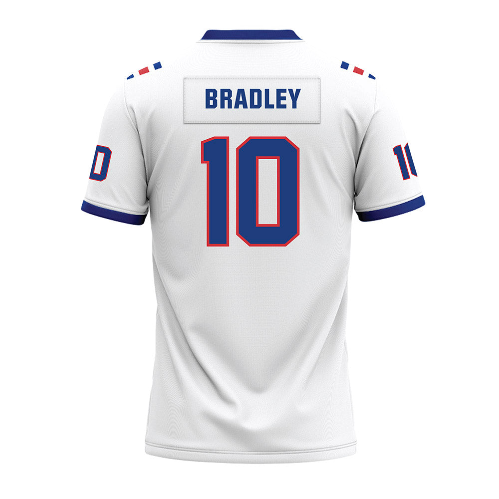 LA Tech - NCAA Football : Jackson Bradley - White Premium Football Jersey-1