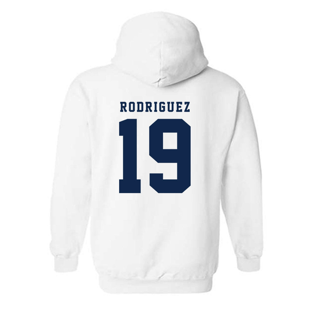 Fresno State - NCAA Baseball : BJ Rodriguez - Fashion Shersey Hooded Sweatshirt-1