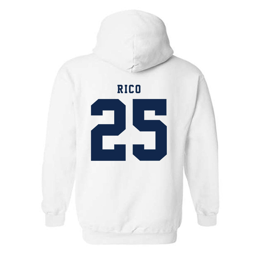 Fresno State - NCAA Baseball : Bo Rico - Fashion Shersey Hooded Sweatshirt-1