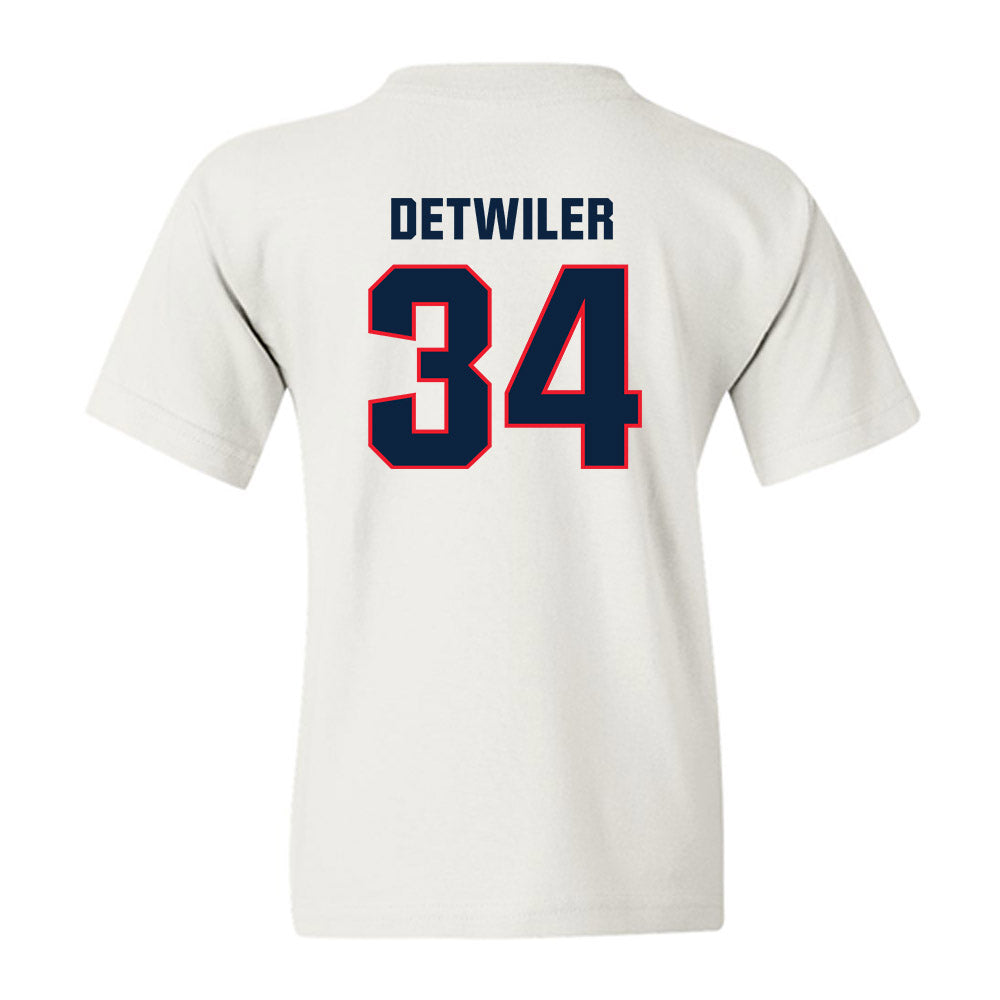 UConn - NCAA Baseball : Bryce Detwiler - Classic Shersey Youth T-Shirt-1