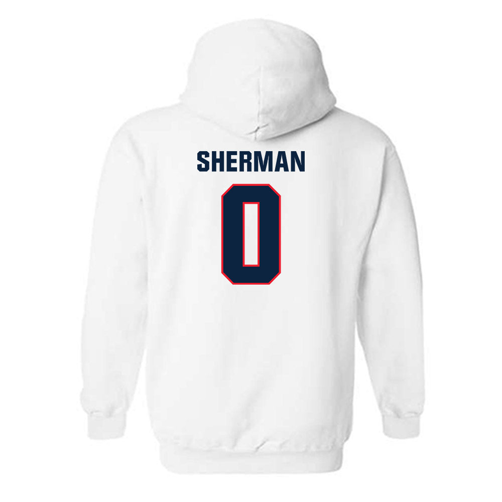 UConn - NCAA Football : Kvon Sherman - Classic Shersey Hooded Sweatshirt-1
