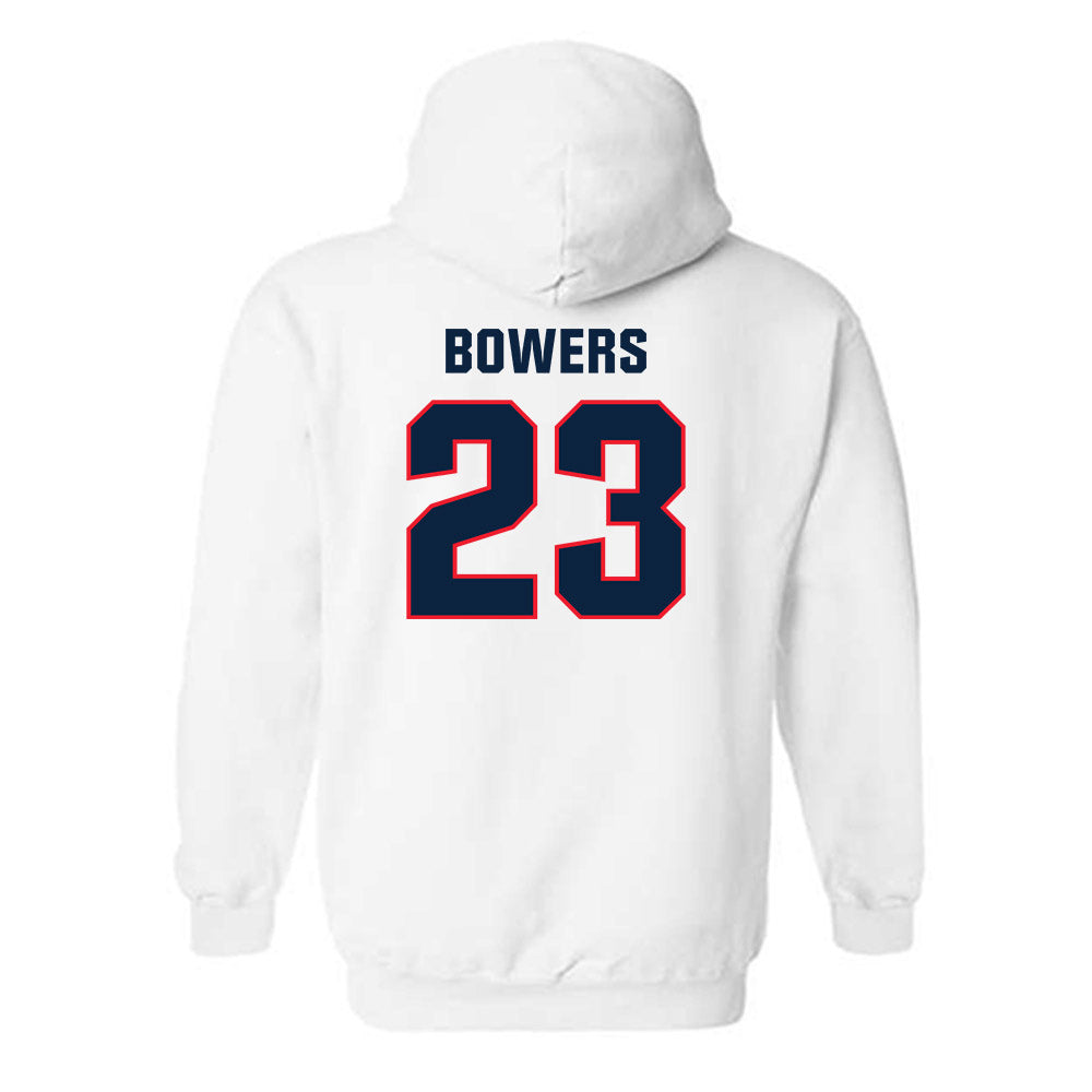 UConn - NCAA Football : Cyncir Bowers - Classic Shersey Hooded Sweatshirt-1