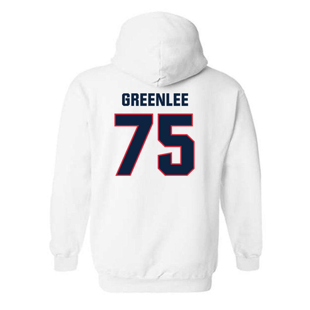 UConn - NCAA Football : Hill Greenlee - Classic Shersey Hooded Sweatshirt-1