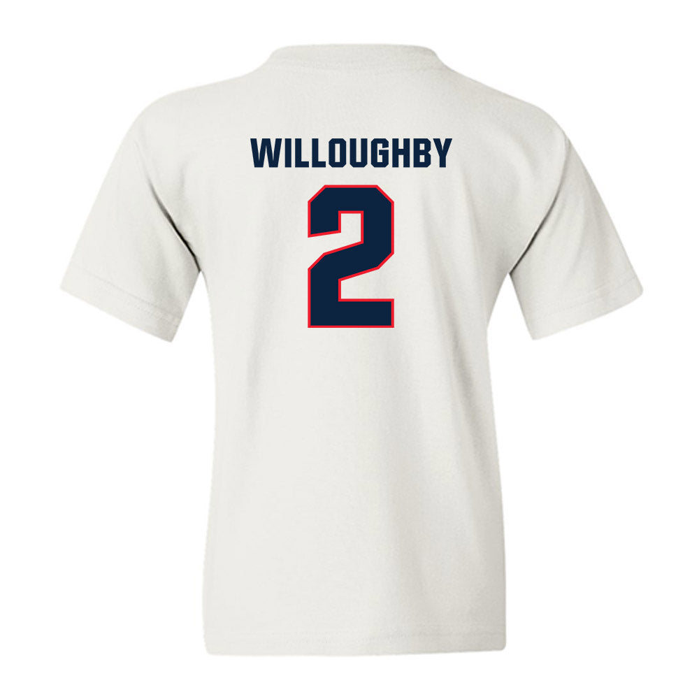 UConn - NCAA Football : Jediyah Willoughby - Classic Shersey Youth T-Shirt-1