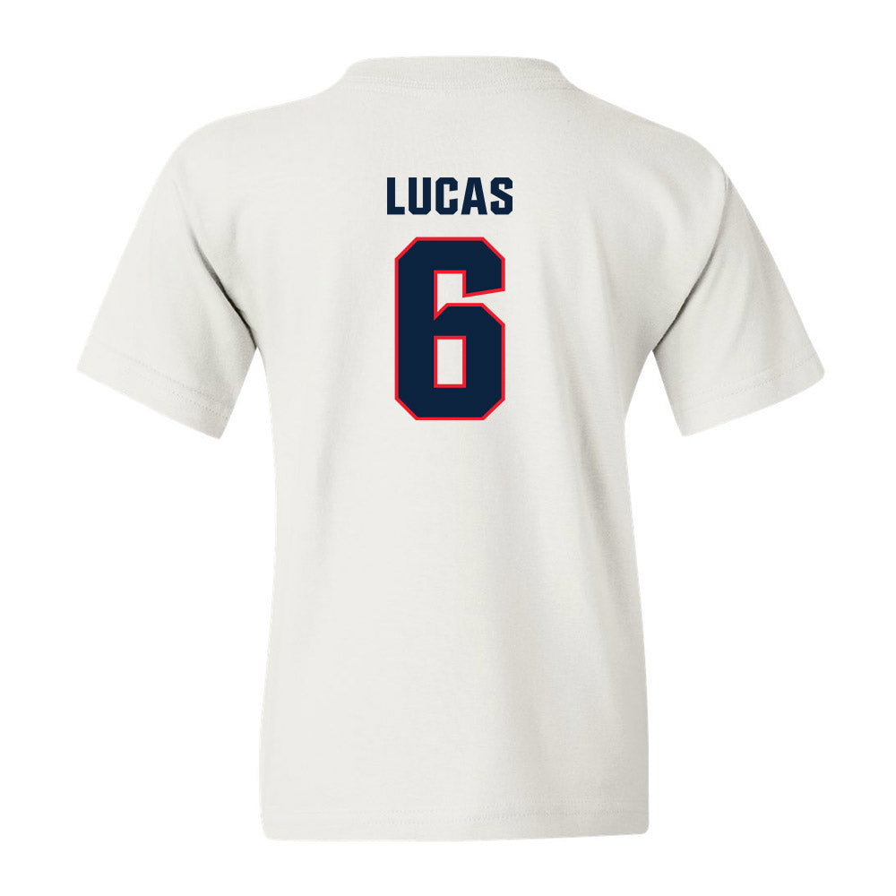 UConn - NCAA Men's Ice Hockey : Andrew Lucas - Classic Shersey Youth T-Shirt