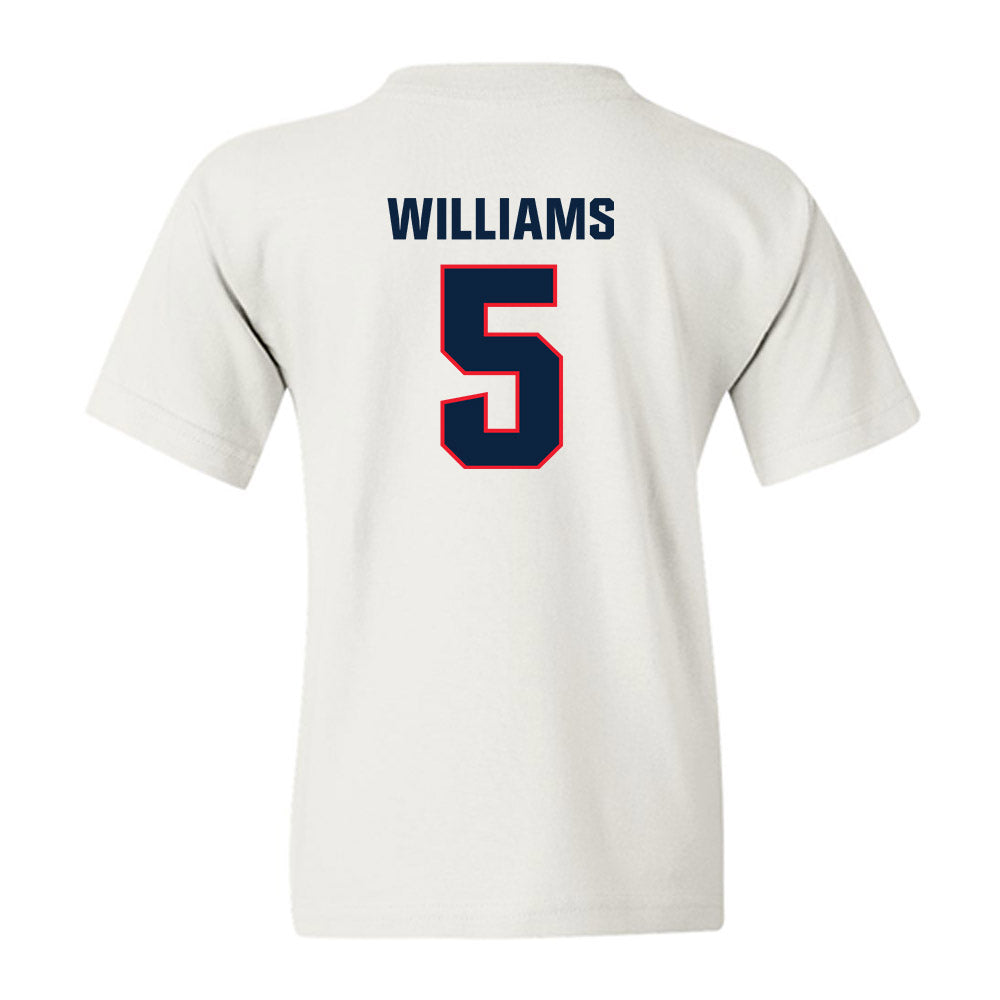 UConn - NCAA Football : Rickey Williams - Classic Shersey Youth T-Shirt-1