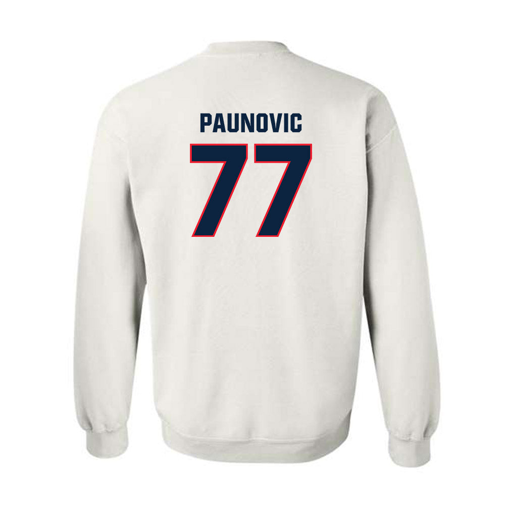 UConn - NCAA Men's Basketball : Uros Paunovic - Classic Shersey Crewneck Sweatshirt-1