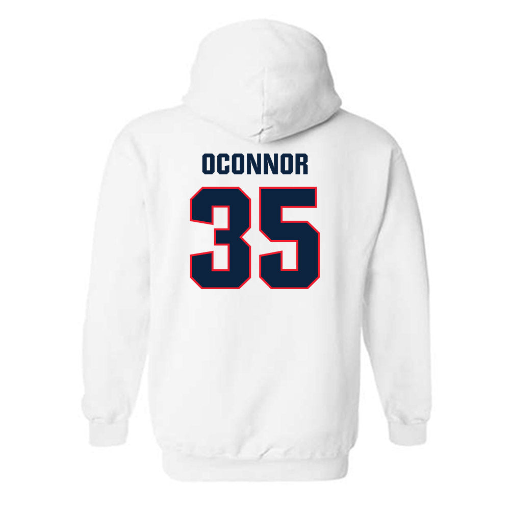 UConn - Women's Basketball Legends : Jean OConnor - Classic Shersey Hooded Sweatshirt-1