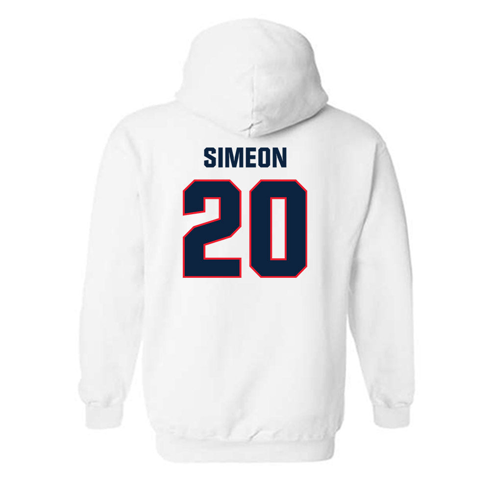 UConn - NCAA Football : Shawn Simeon - Classic Shersey Hooded Sweatshirt-1