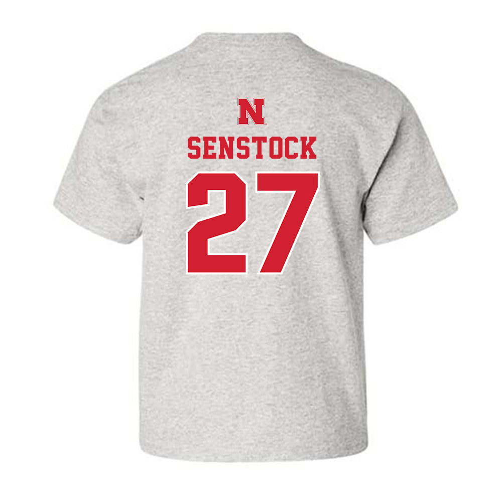 Nebraska - NCAA Baseball : Joey Senstock - Classic Shersey Youth T-Shirt-1