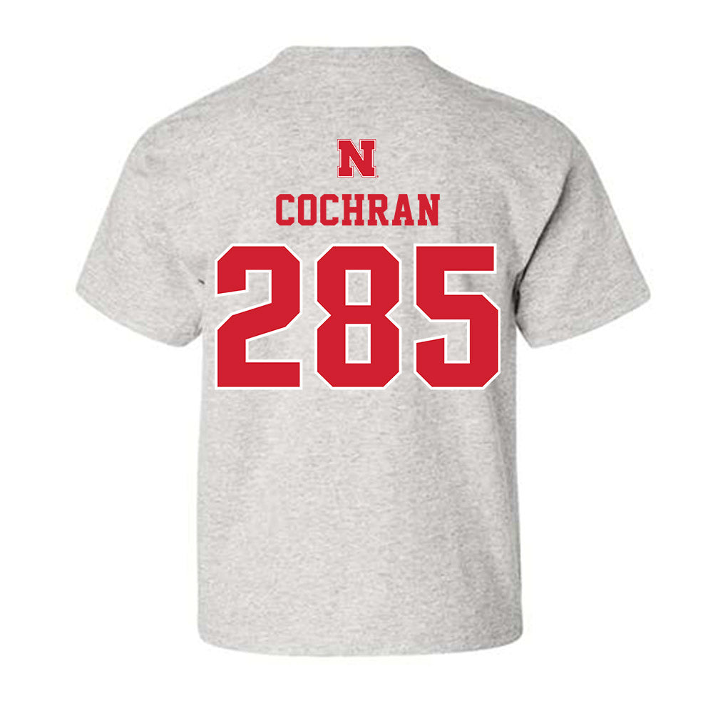 Nebraska - NCAA Wrestling : Lucas Cochran - Classic Shersey Youth T-Shirt-1