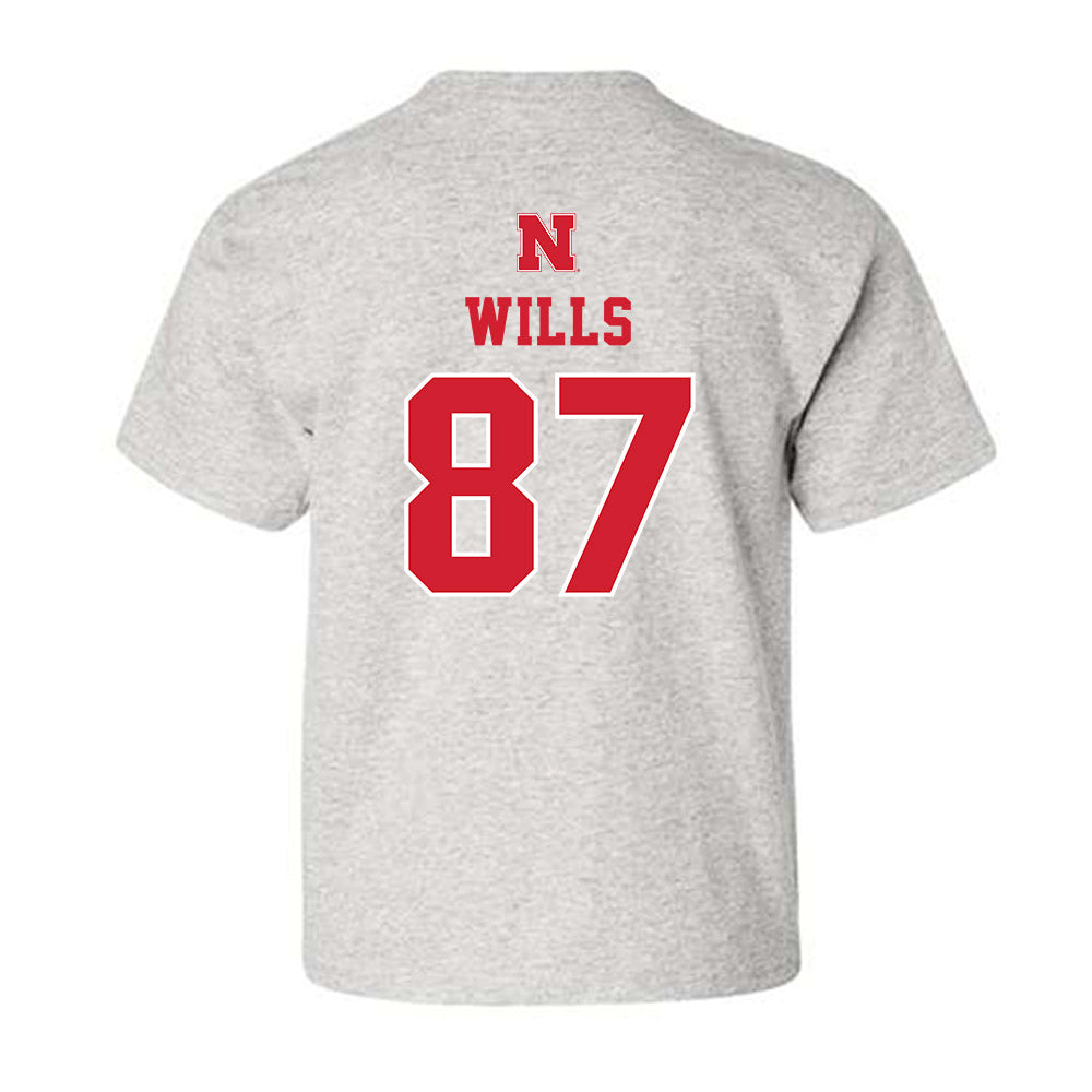 Nebraska - NCAA Football : Jack Wills - Classic Shersey Youth T-Shirt-1