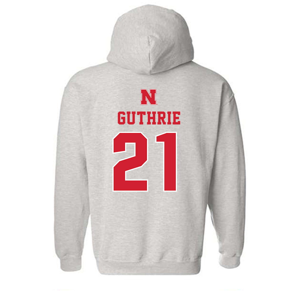 Nebraska - NCAA Football : Rex Guthrie - Classic Shersey Hooded Sweatshirt-1
