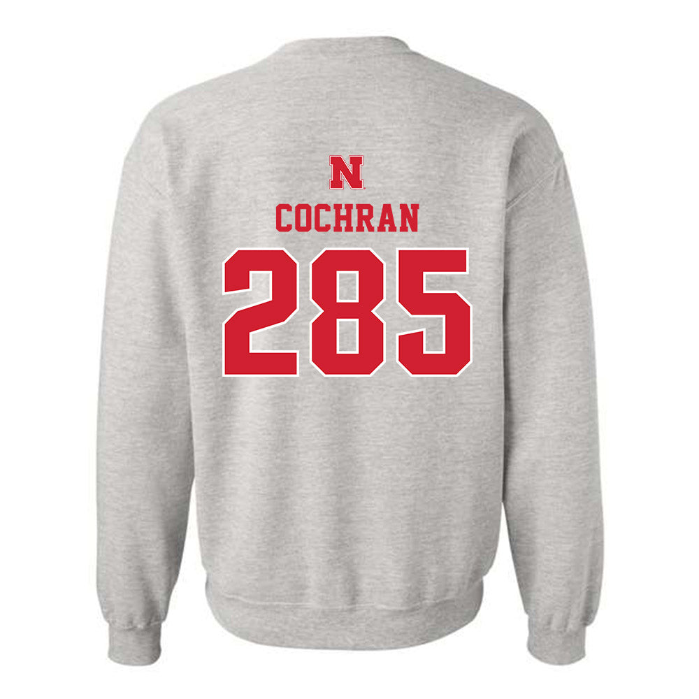 Nebraska - NCAA Wrestling : Lucas Cochran - Classic Shersey Crewneck Sweatshirt-1