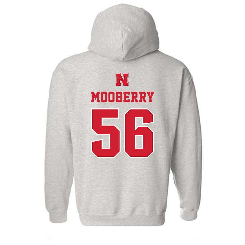 Nebraska - NCAA Football : Pierce Mooberry - Classic Shersey Hooded Sweatshirt-1