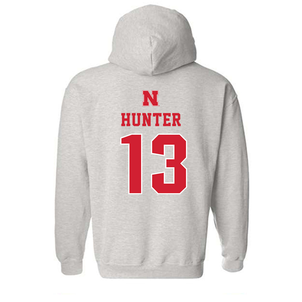 Nebraska - NCAA Football : Nyziah Hunter - Classic Shersey Hooded Sweatshirt-1