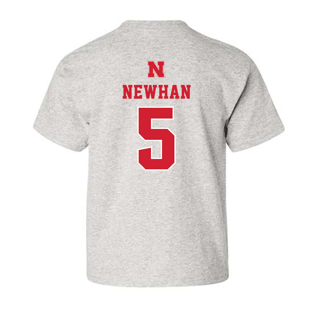 Nebraska - NCAA Baseball : Nico Newhan - Classic Shersey Youth T-Shirt-1