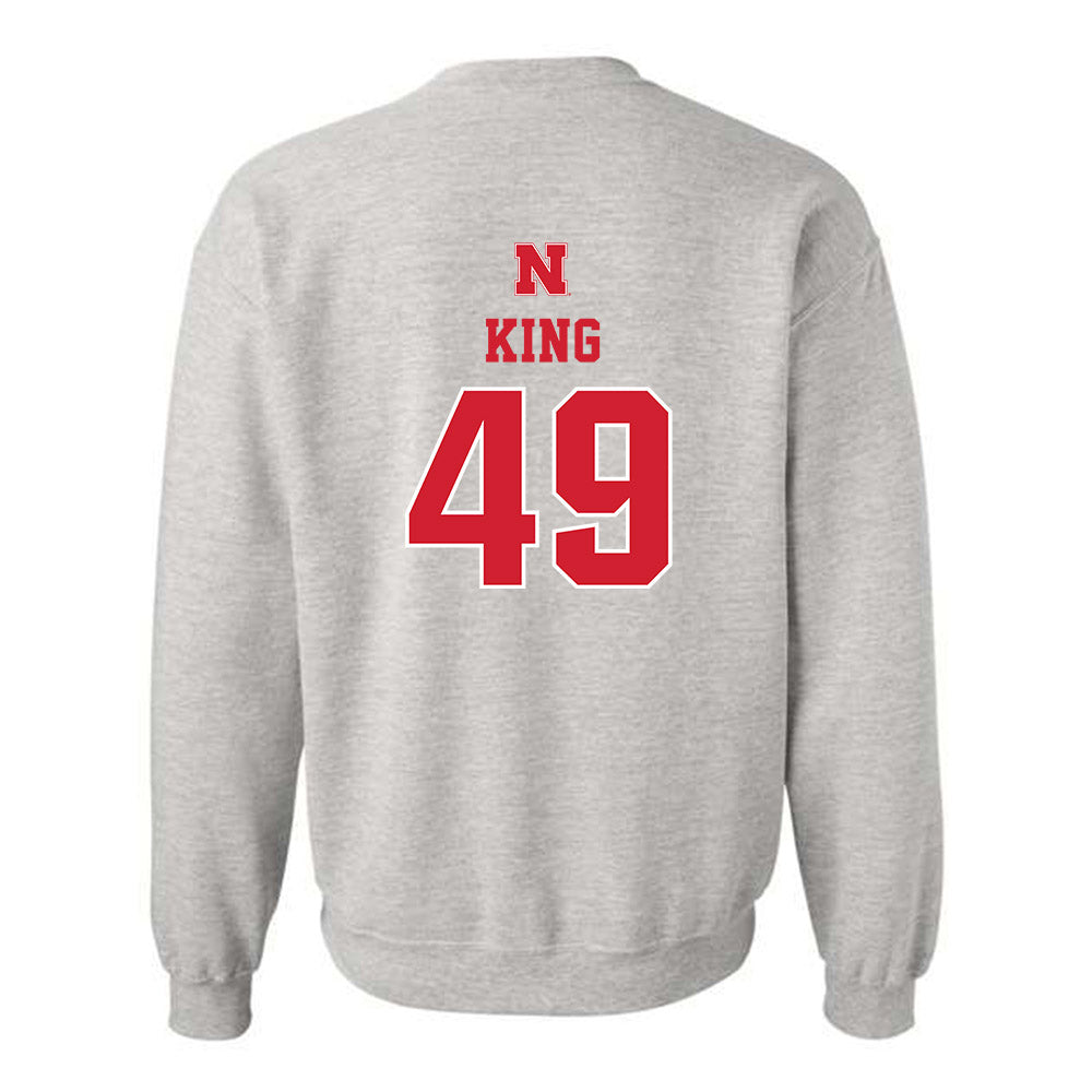 Nebraska - NCAA Football : Danny King - Classic Shersey Crewneck Sweatshirt