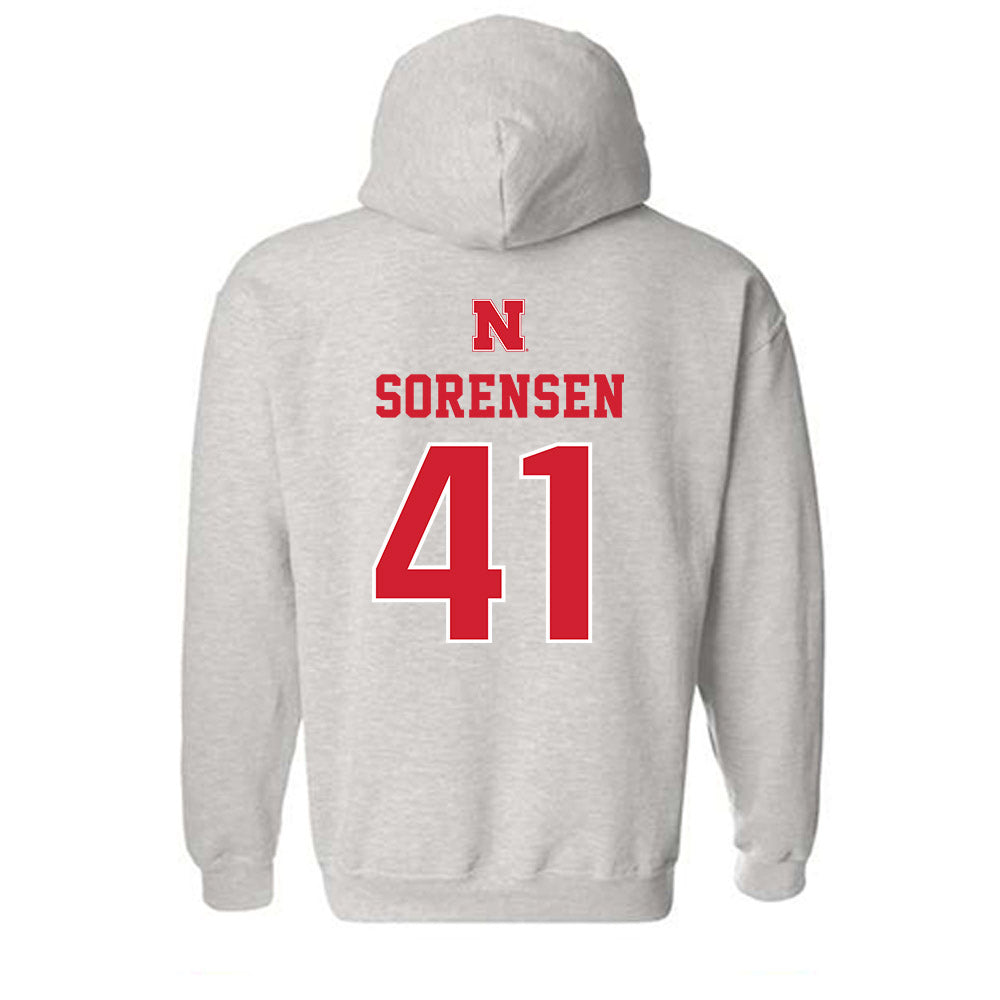 Nebraska - NCAA Football : Luke Sorensen - Classic Shersey Hooded Sweatshirt-1