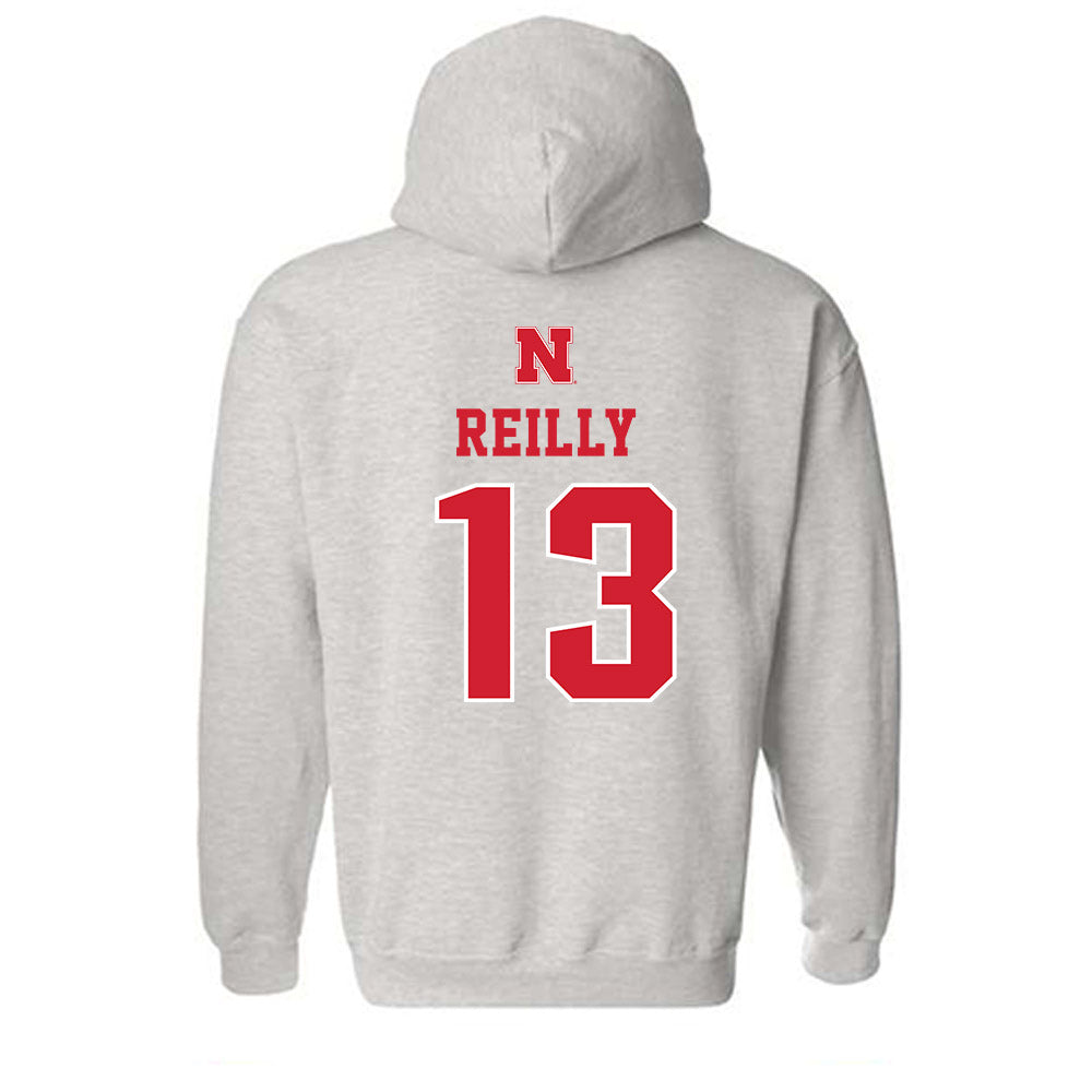 Nebraska - NCAA Women's Volleyball : Bergen Reilly - Classic Shersey Hooded Sweatshirt-1