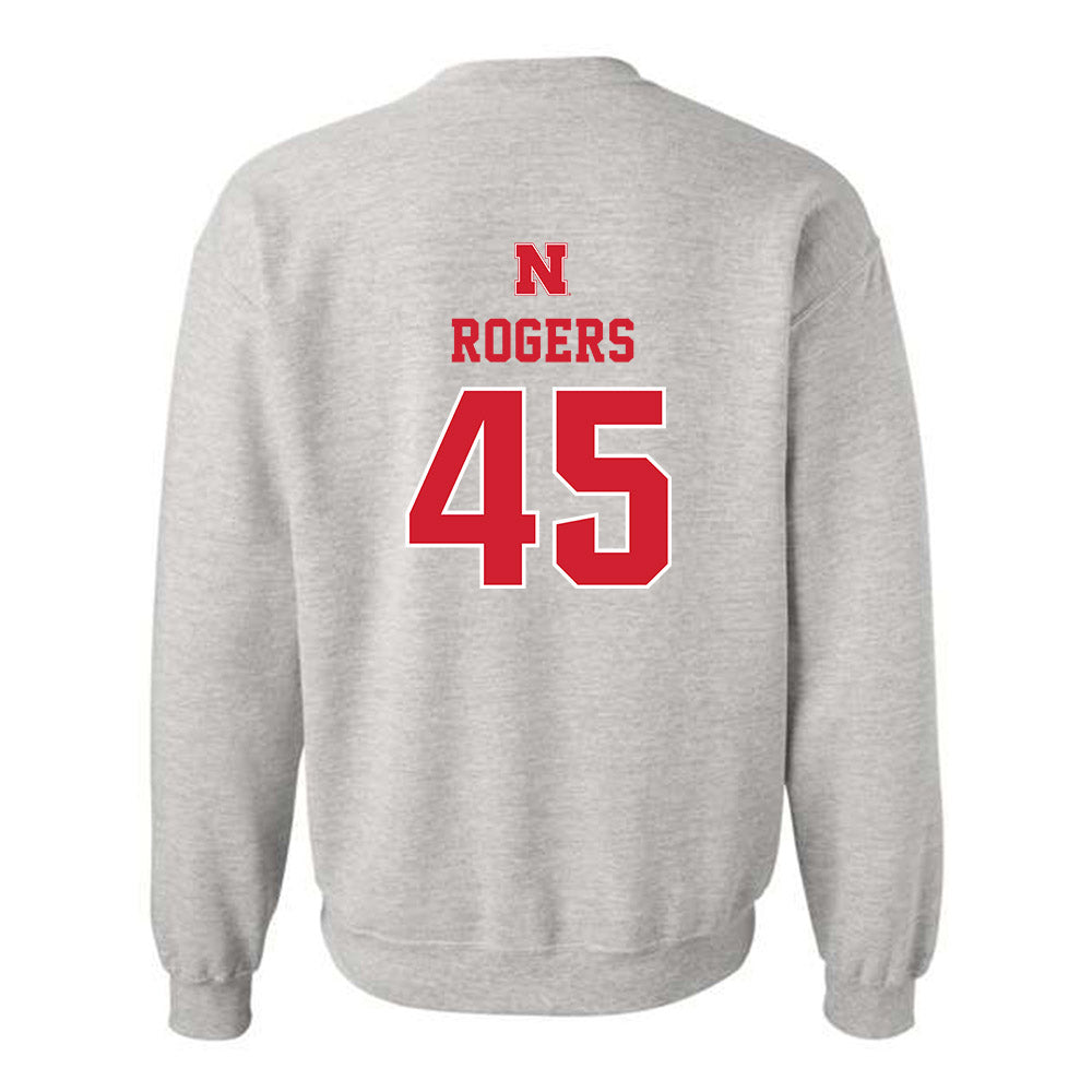 Nebraska - NCAA Football : Dylan Rogers - Classic Shersey Crewneck Sweatshirt-1
