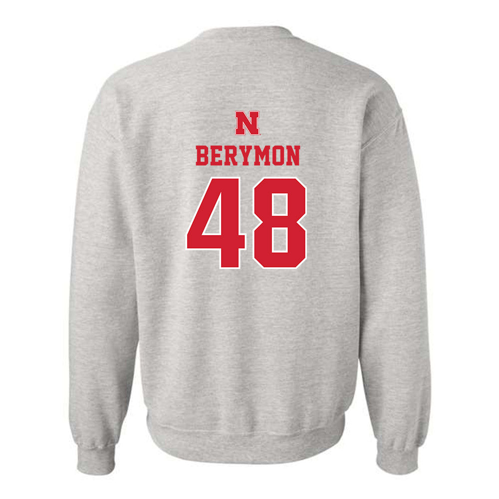 Nebraska - NCAA Football : Dylan Berymon - Classic Shersey Crewneck Sweatshirt-1