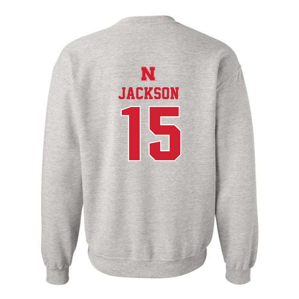 Nebraska - NCAA Women's Volleyball : Andi Jackson - Classic Shersey Crewneck Sweatshirt-1