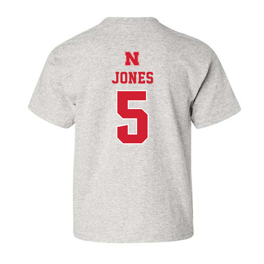 Nebraska - NCAA Football : Mason Jones - Classic Shersey Youth T-Shirt-1