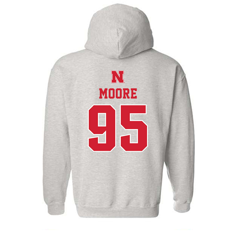 Nebraska - NCAA Football : Gabriel Moore - Classic Shersey Hooded Sweatshirt-1