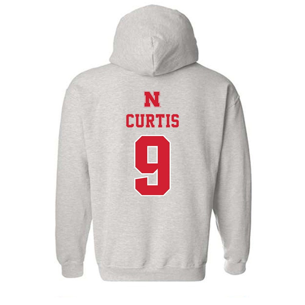Nebraska - NCAA Men's Basketball : Leo Curtis - Classic Shersey Hooded Sweatshirt-1