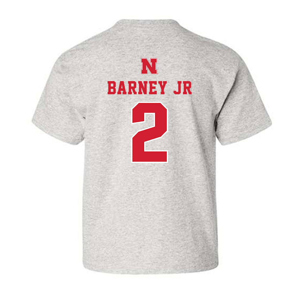 Nebraska - NCAA Football : Jacory Barney Jr - Classic Shersey Youth T-Shirt-1