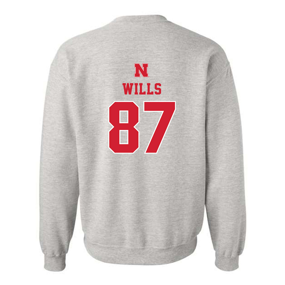 Nebraska - NCAA Football : Jack Wills - Classic Shersey Crewneck Sweatshirt-1