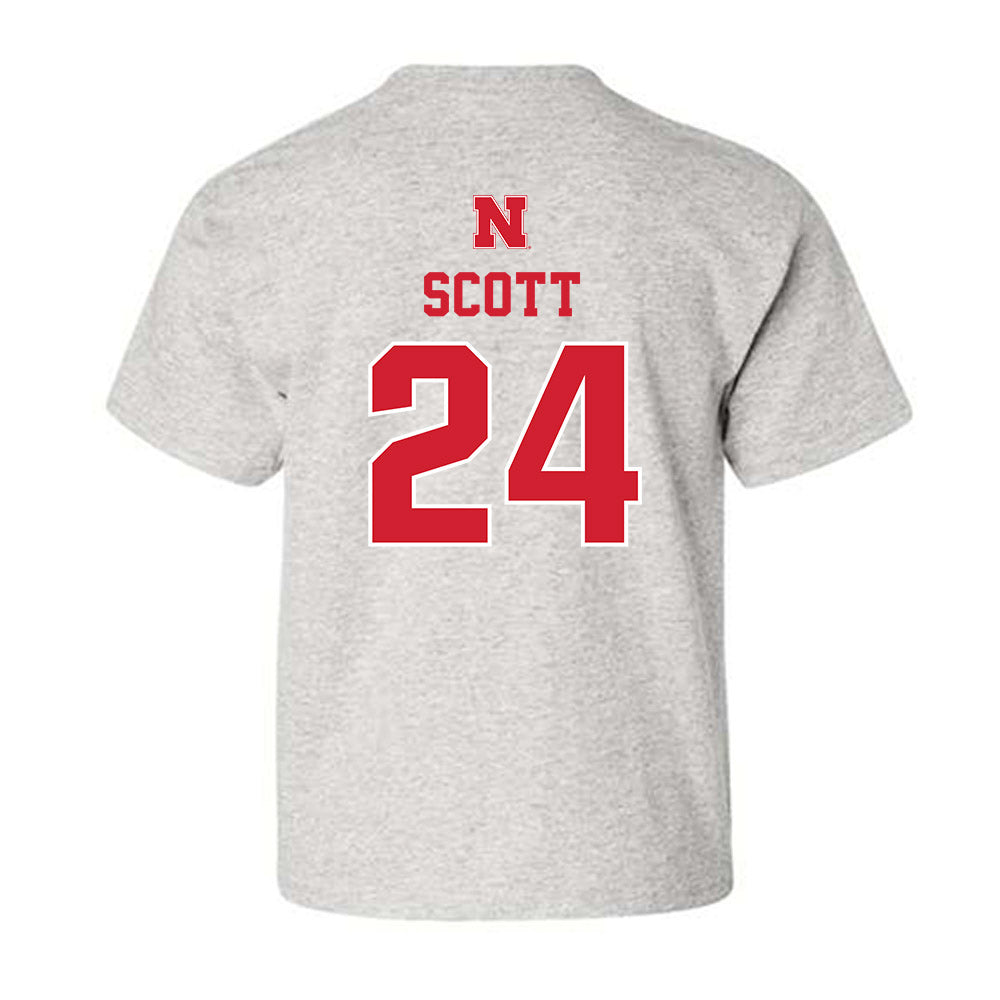 Nebraska - NCAA Football : Nalin Scott - Classic Shersey Youth T-Shirt-1