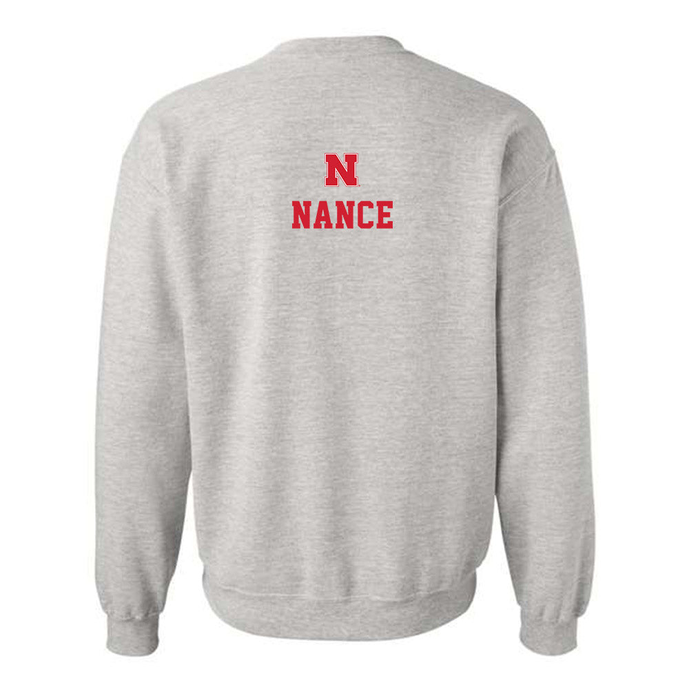 Nebraska - NCAA Baseball : Ashton Nance - Classic Shersey Crewneck Sweatshirt-1