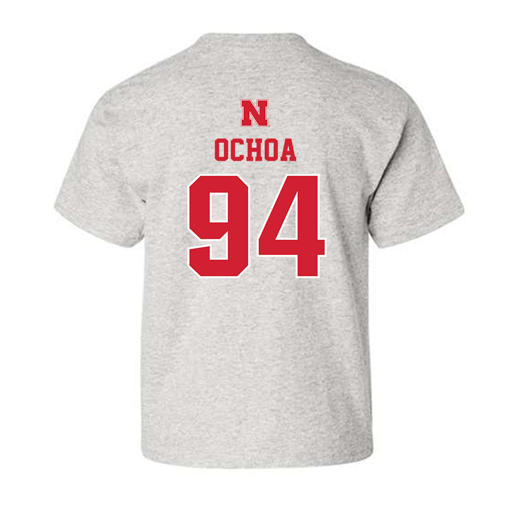 Nebraska - NCAA Football : Jordan Ochoa - Classic Shersey Youth T-Shirt-1