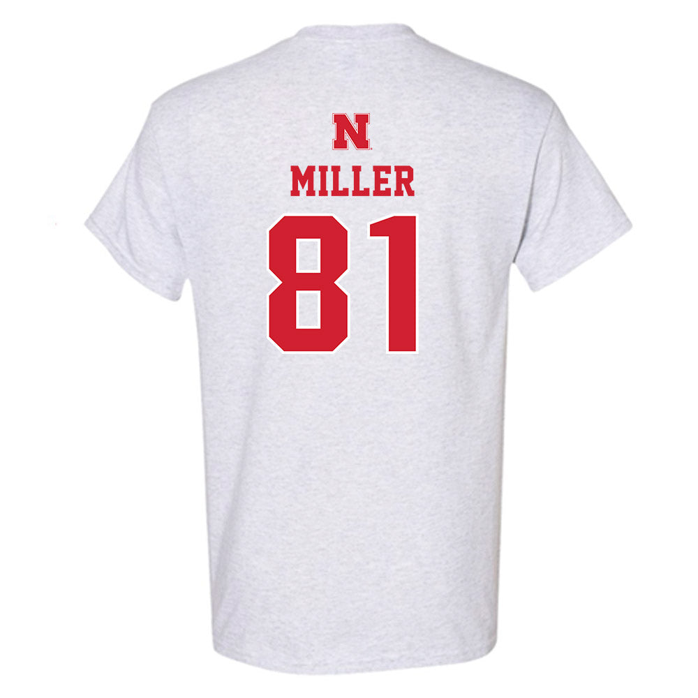 Nebraska - NCAA Football : Hayes Miller - Classic Shersey T-Shirt-1