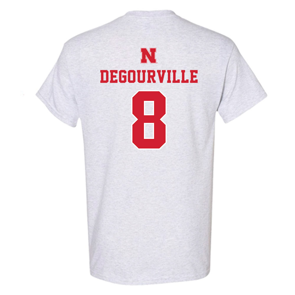 Nebraska - NCAA Men's Basketball : Taj Degourville - Classic Shersey T-Shirt-1