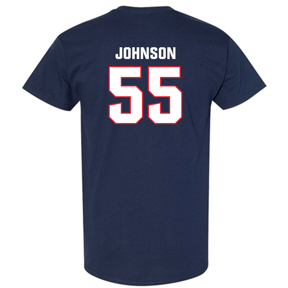 UConn - NCAA Football : Fred Johnson - Classic Shersey T-Shirt-1
