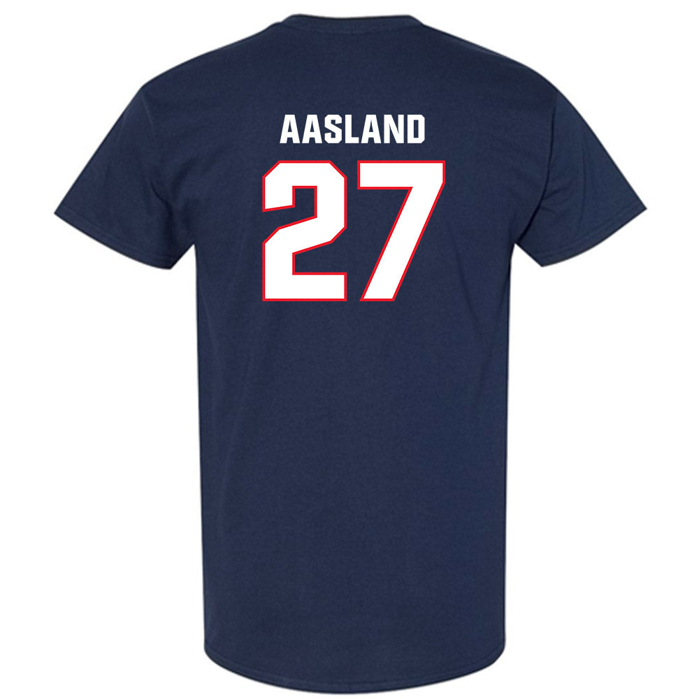 UConn - NCAA Baseball : Tristan Aasland - Classic Shersey T-Shirt-1