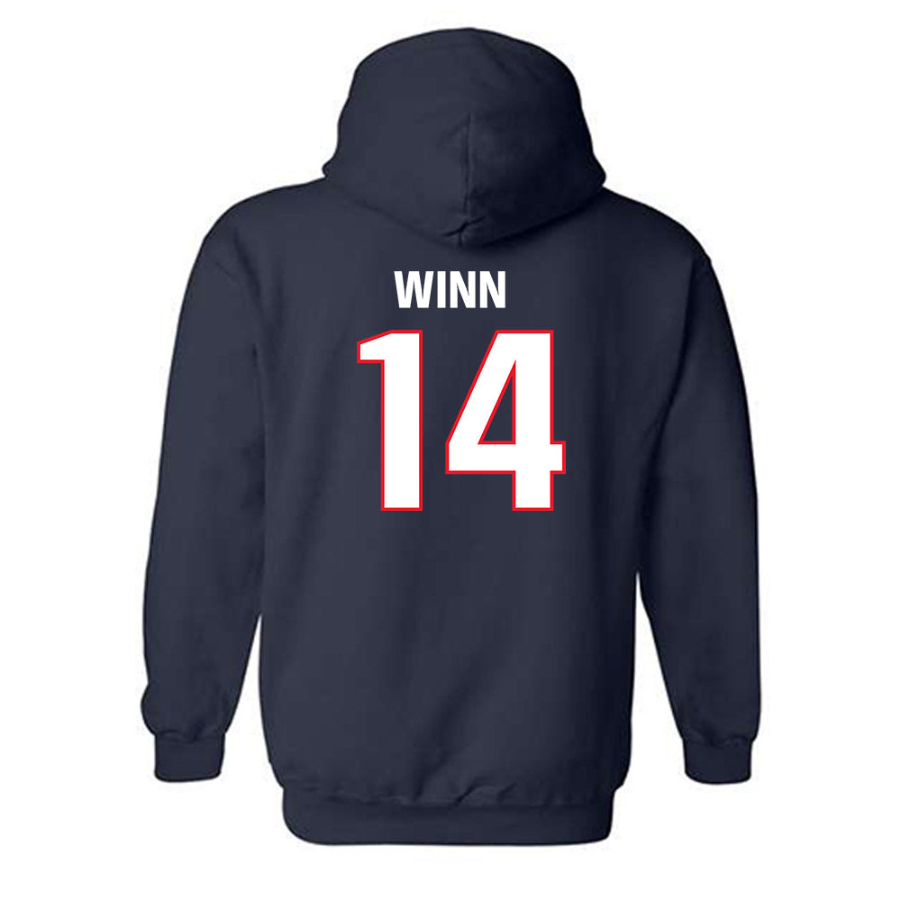 UConn - NCAA Women's Volleyball : Loren Winn - Classic Shersey Hooded Sweatshirt-1