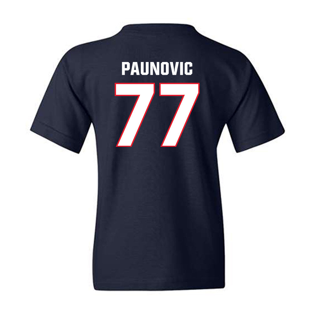 UConn - NCAA Men's Basketball : Uros Paunovic - Classic Shersey Youth T-Shirt-1
