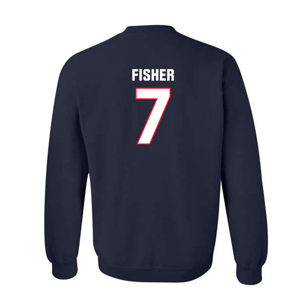 UConn - NCAA Women's Basketball : Kelis Fisher - Classic Shersey Crewneck Sweatshirt-1