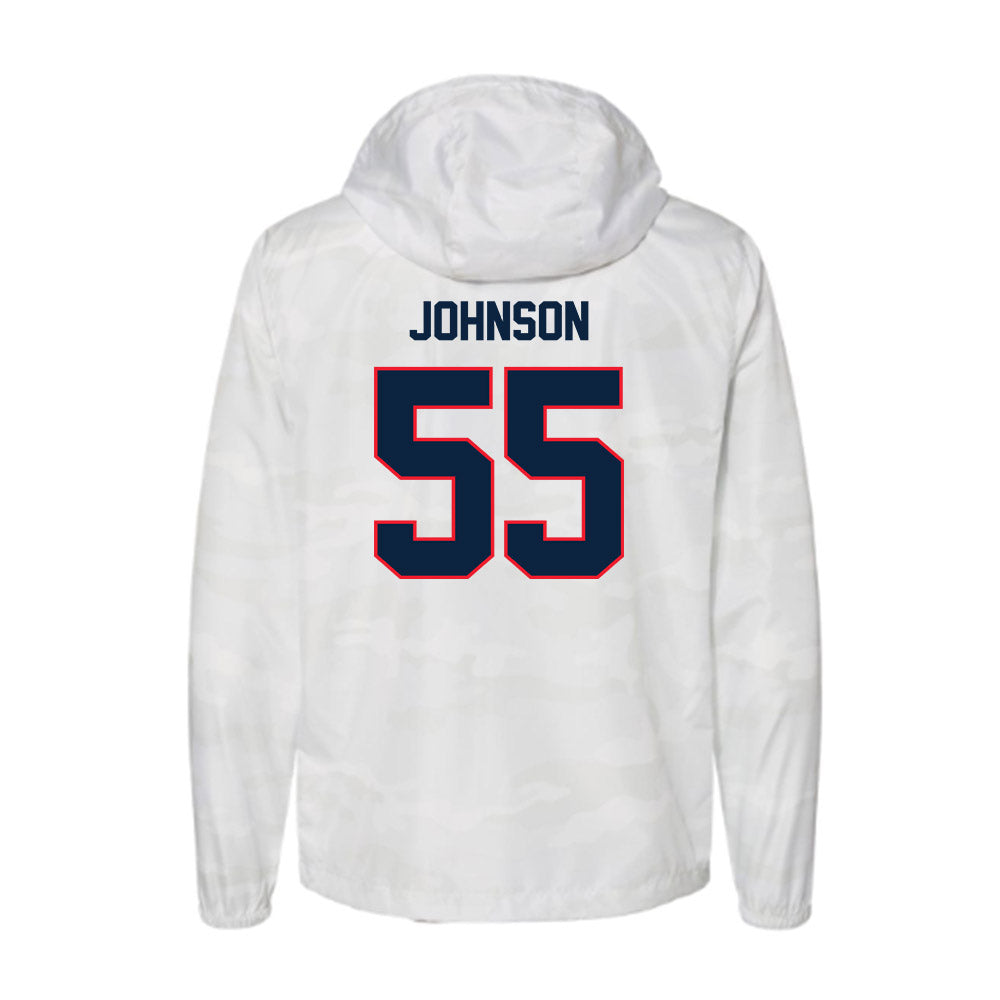 UConn - NCAA Football : Fred Johnson - Windbreaker-1