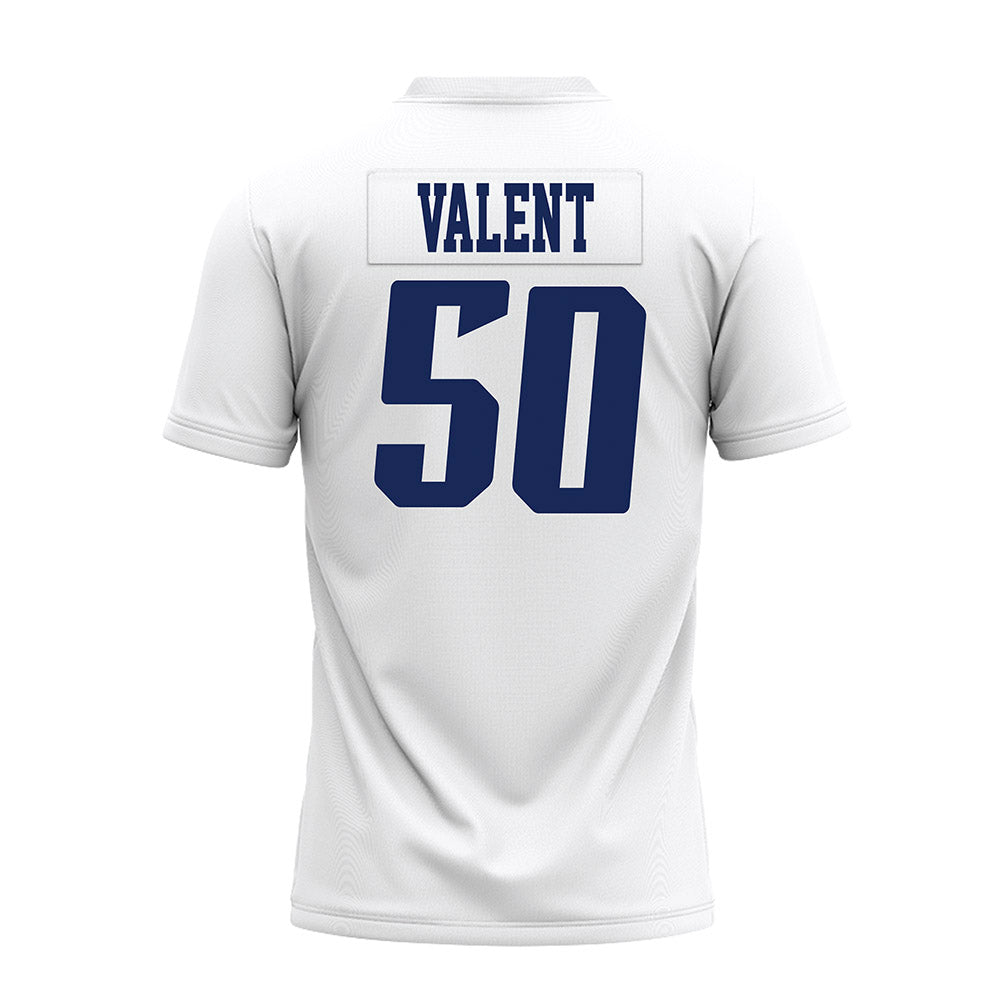 Rice - NCAA Football : Patrick Valent - White AAC Premium Football Jersey-1