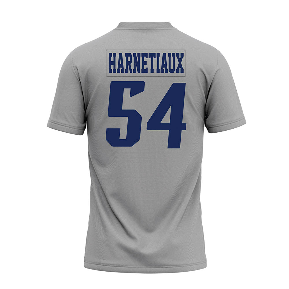 Rice - NCAA Football : Austin Harnetiaux - Mid Grey AAC Premium Football Jersey-1