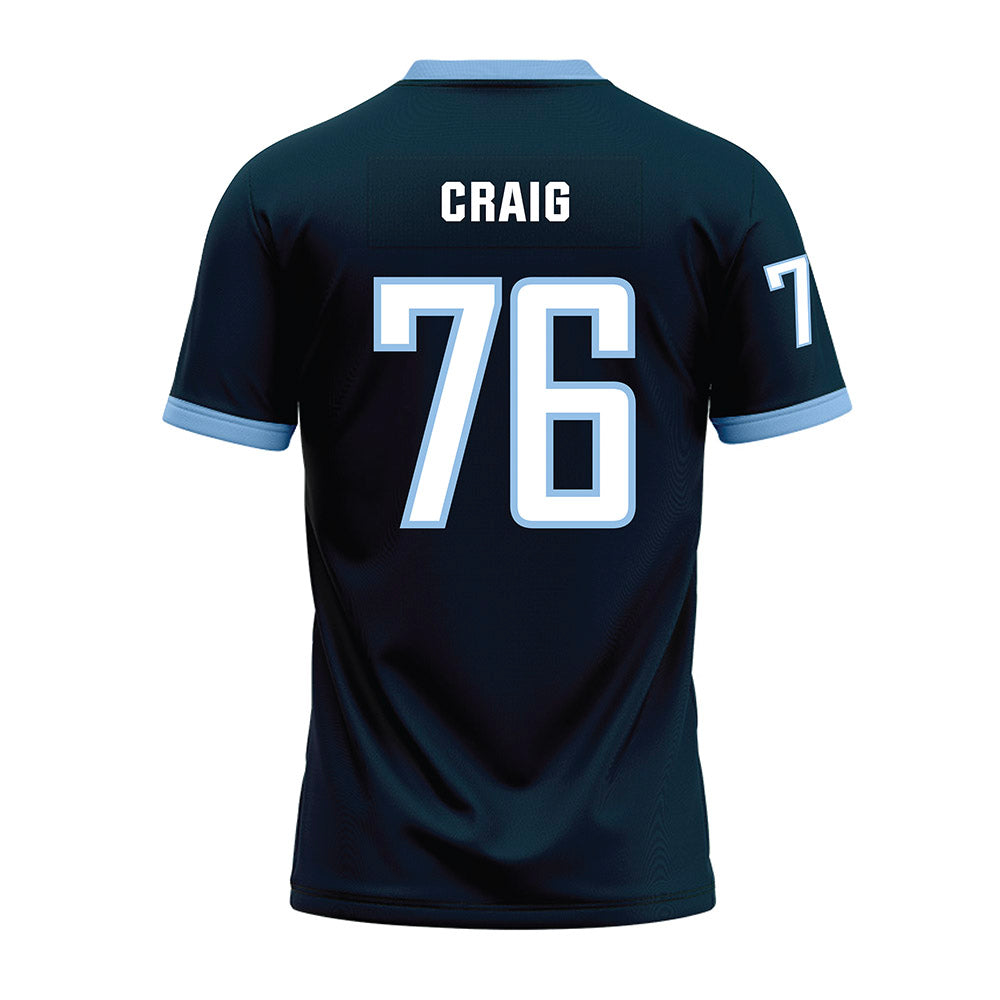 Old Dominion - NCAA Football : Carmarion Craig - Navy Premium Football Jersey-1