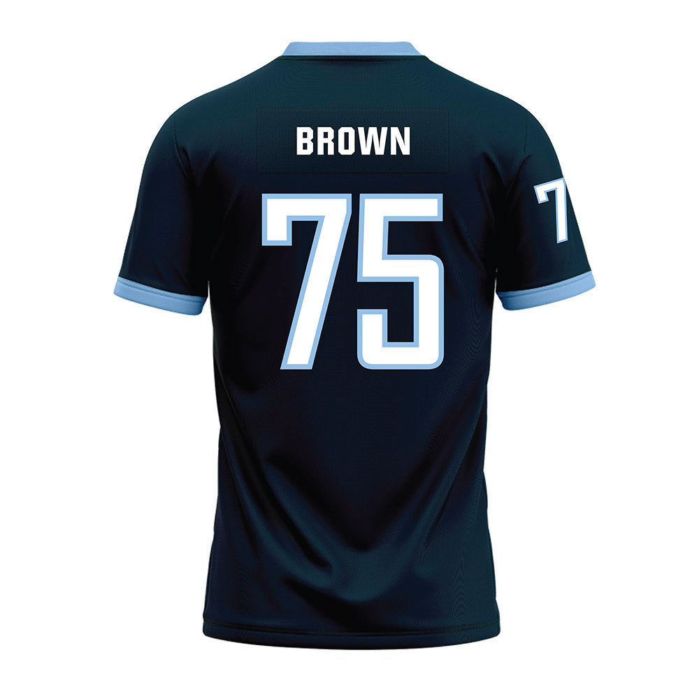 Old Dominion - NCAA Football : Demorrsion Brown - Navy Premium Football Jersey-1