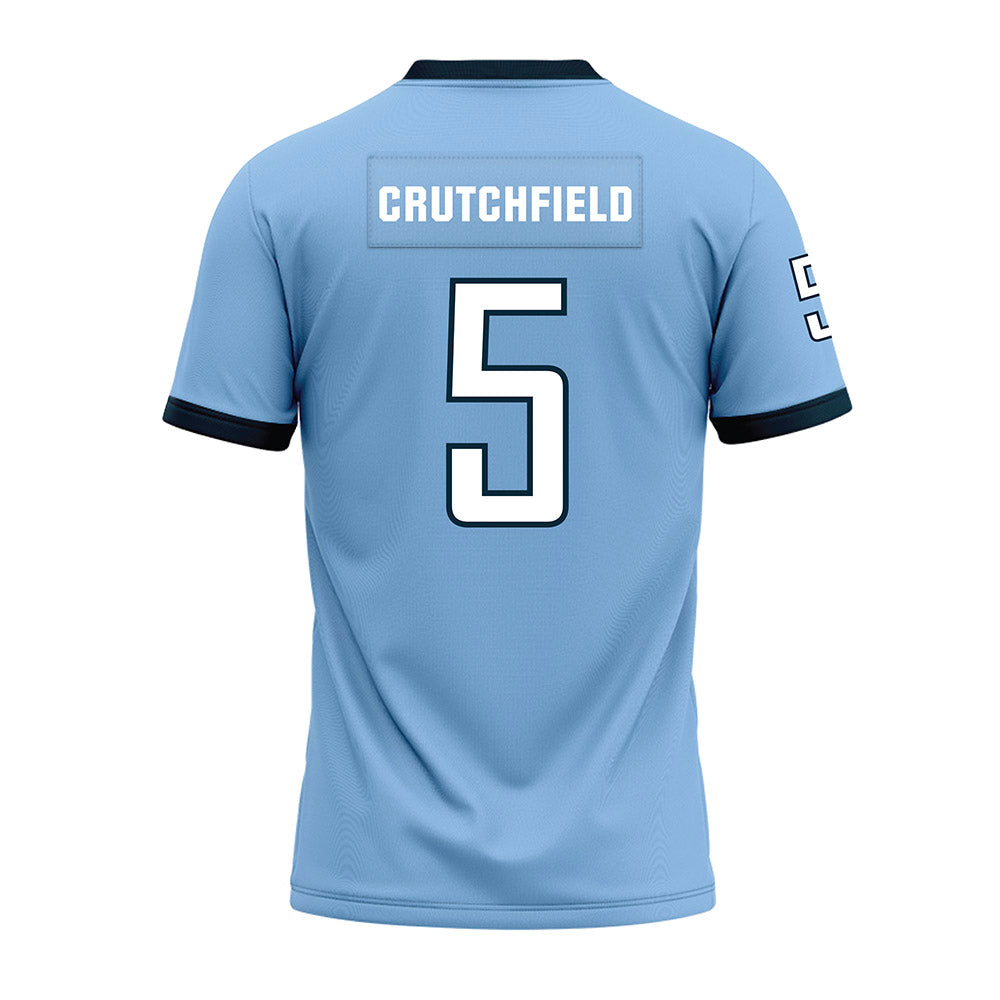 Old Dominion - NCAA Football : brandon crutchfield - Light Blue Premium Football Jersey-1