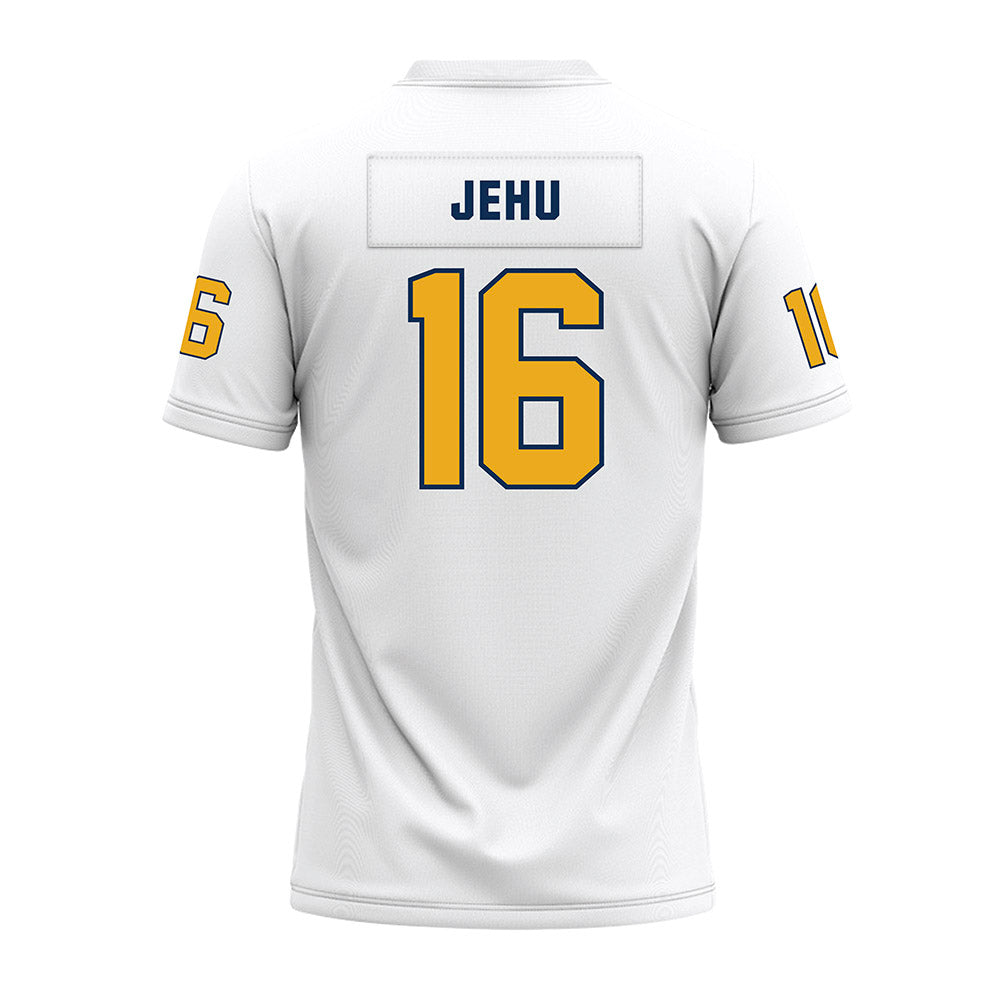 UTC - NCAA Football : Heath Jehu - White Premium Football Jersey-1