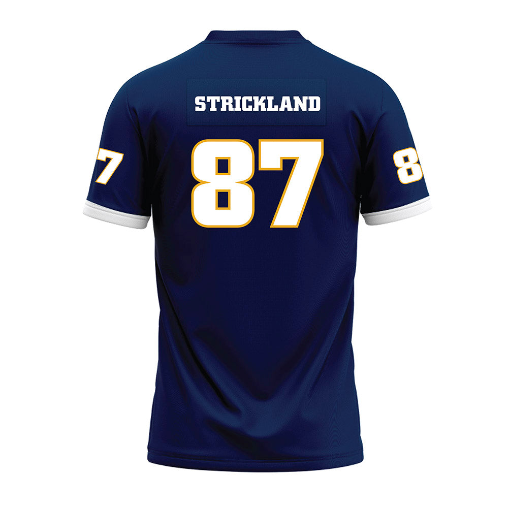 UTC - NCAA Football : Landon Strickland - Navy Premium Football Jersey-1